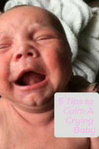 5 Tips To Calm a Crying Baby When Swaddling No Longer Works