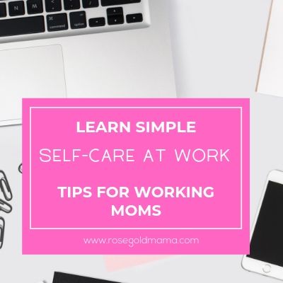 Self-care at work, can be simple. These tips are made to help you take care of you during the work day. + Download the FREE printable self-care checklist.