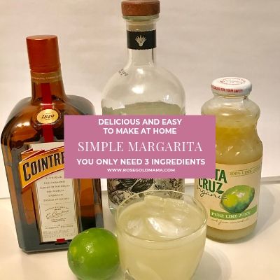This is the best margarita recipe ever! It's also a very simple margarita to make. You only need 3 ingredients. Download the free printable recipe card.
