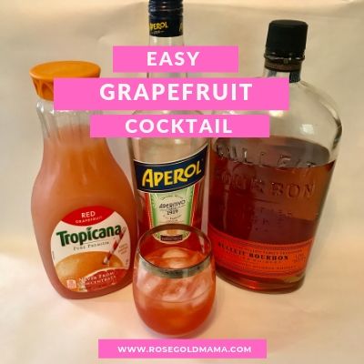 Grapefruit Cocktail with Bourbon and Aperol