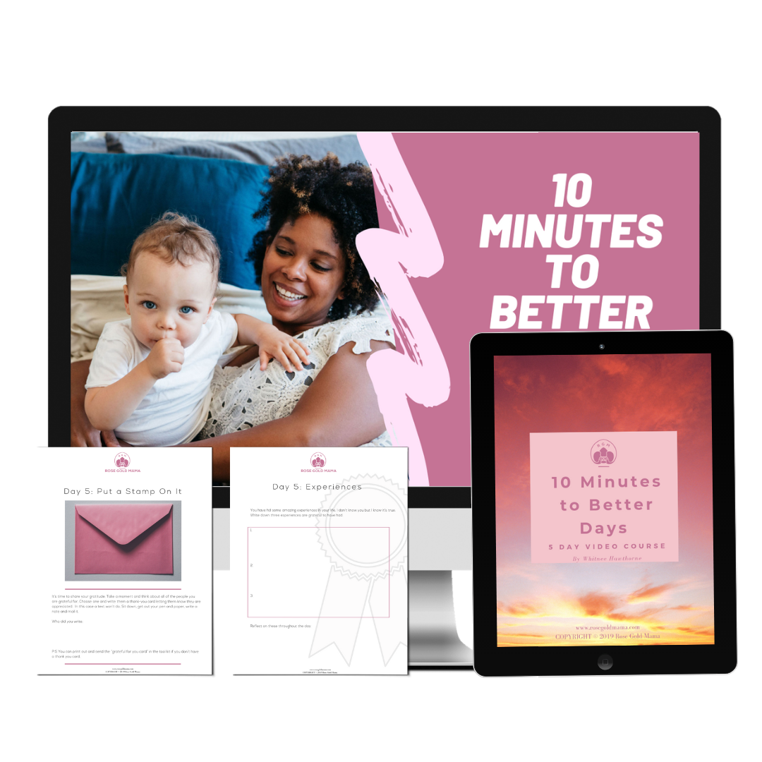 10 Minutes To Better Days Video Course The Savvy Working Mom
