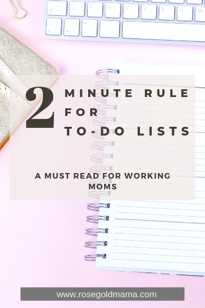 Read more about the article To-Do List Idea: Use the Two Minute Rule